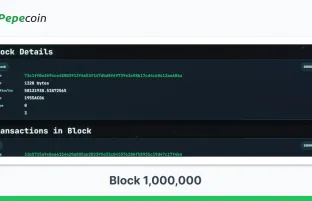 Pepecoin Milestone: One Millionth Block Mined